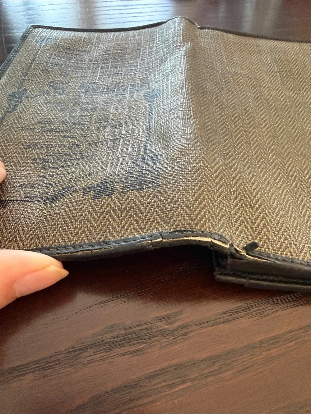 BVLGARI slim leather
